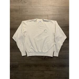 7 Days Active Sweatshirt Estate White Oversized Crewneck Size XS Portugal Logo